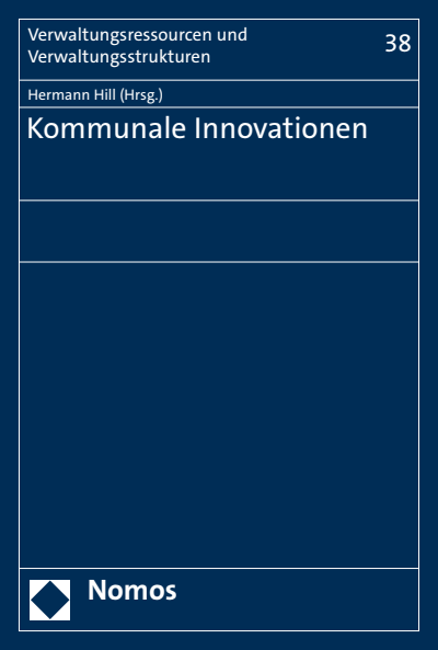 Cover des Buchs: Kommunale Innovationen