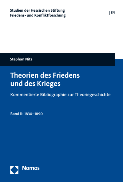 Cover des Buchs: Theorien des Friedens und des Krieges