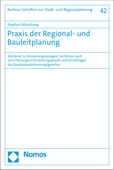 Cover des Buchs: Praxis der Regional- und Bauleitplanung