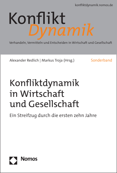 Cover des Buchs: Konfliktdynamik in Wirtschaft und Gesellschaft