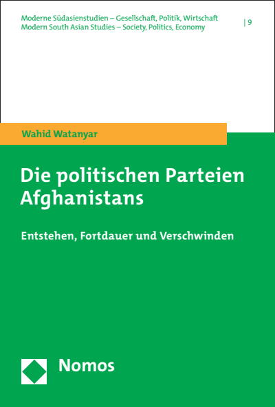 Cover des Buchs: Die politischen Parteien Afghanistans