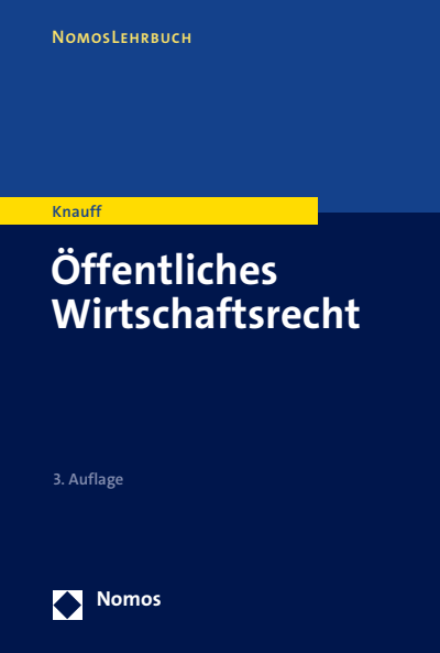 Cover des Buchs: Öffentliches Wirtschaftsrecht