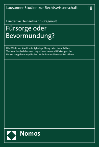 Cover des Buchs: Fürsorge oder Bevormundung?