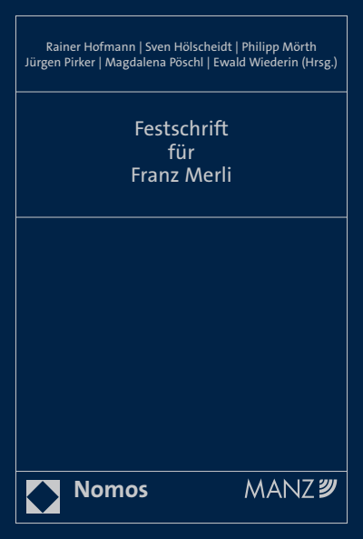 Cover des Buchs: Festschrift für Franz Merli