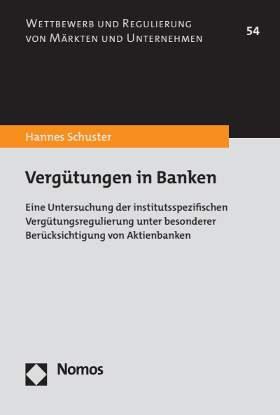 Cover des Buchs: Vergütungen in Banken