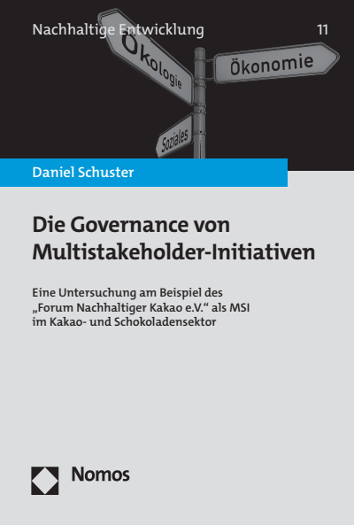 Cover des Buchs: Die Governance von Multistakeholder-Initiativen