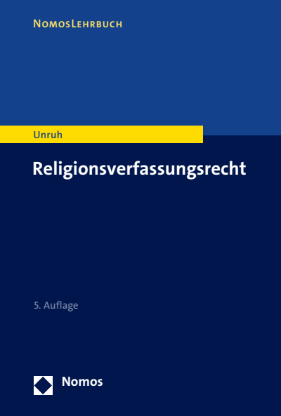 Cover of book: Religionsverfassungsrecht