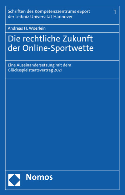 Cover des Buchs: Die rechtliche Zukunft der Online-Sportwette