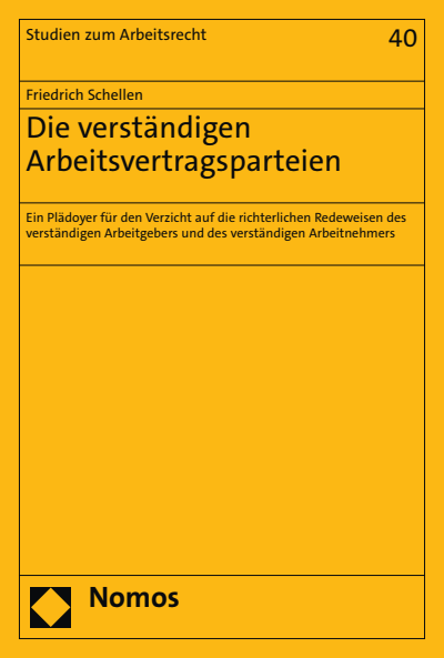 Cover des Buchs: Die verständigen Arbeitsvertragsparteien