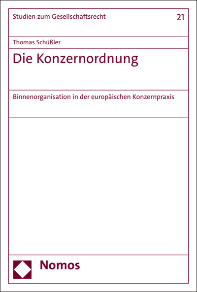 Cover des Buchs: Die Konzernordnung
