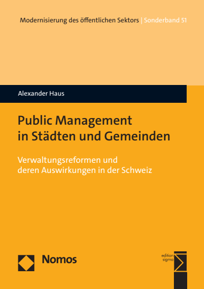 Cover des Buchs: Public Management in Städten und Gemeinden