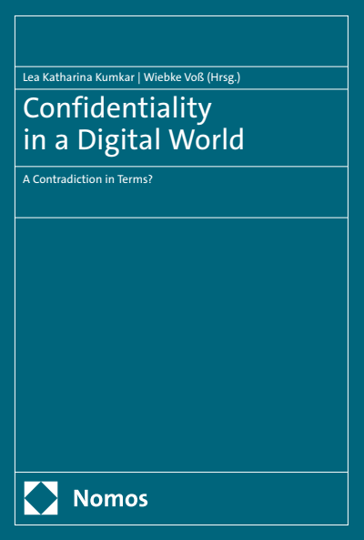 Cover des Buchs: Confidentiality in a Digital World