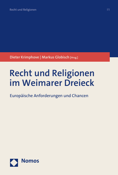 Cover des Buchs: Recht und Religionen im Weimarer Dreieck