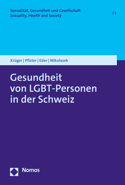 Cover des Buchs: Gesundheit von LGBT-Personen in der Schweiz