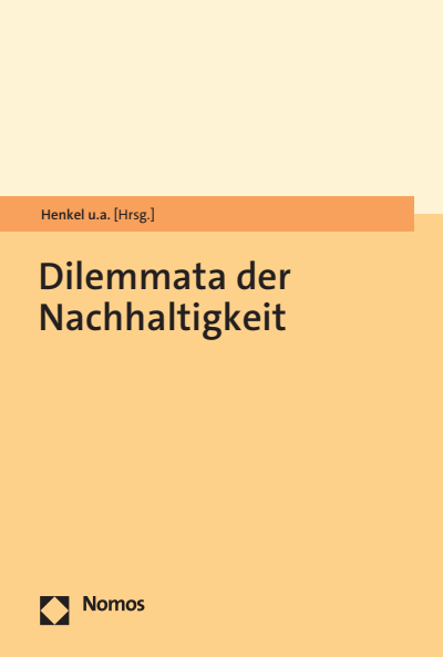 Cover of book: Dilemmata der Nachhaltigkeit