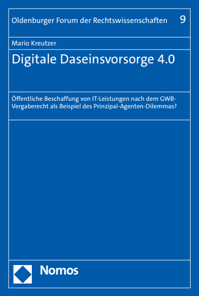 Cover of book: Digitale Daseinsvorsorge 4.0
