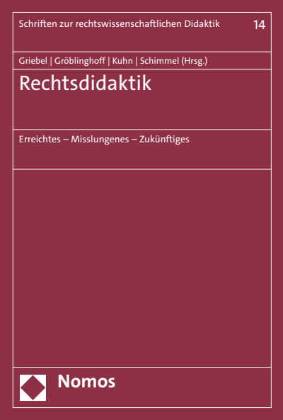 Cover des Buchs: Rechtsdidaktik