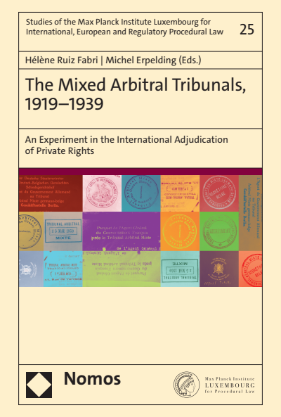 Cover des Buchs: The Mixed Arbitral Tribunals, 1919–1939