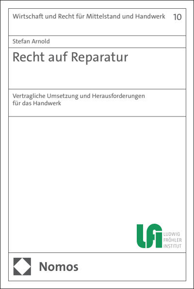 Cover of book: Recht auf Reparatur