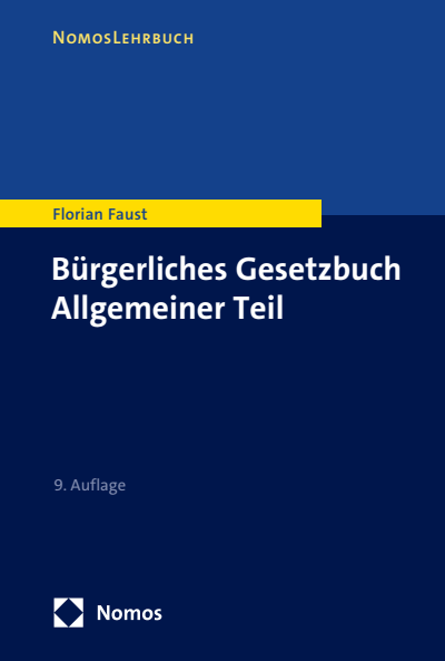 Cover of book: Bürgerliches Gesetzbuch Allgemeiner Teil