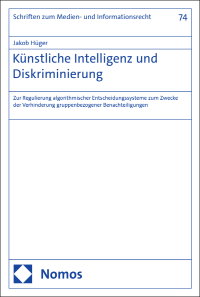 Cover des Buchs: Künstliche Intelligenz und Diskriminierung