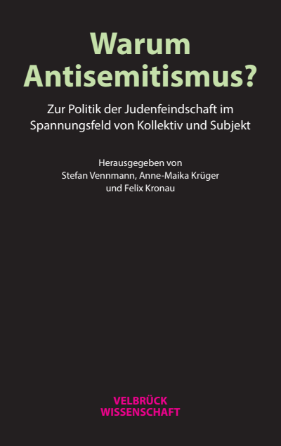 Cover des Buchs: Warum Antisemitismus?