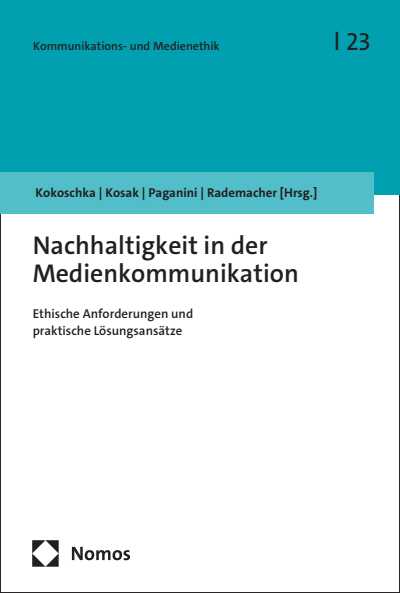 Cover des Buchs: Nachhaltigkeit in der Medienkommunikation