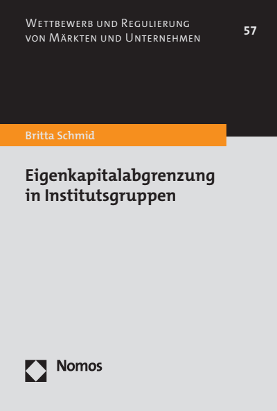 Cover des Buchs: Eigenkapitalabgrenzung in Institutsgruppen