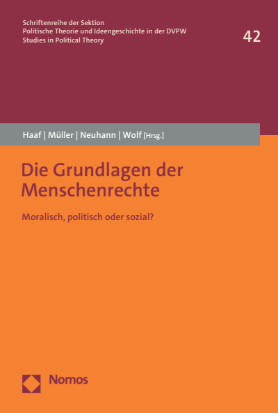 Cover des Buchs: Die Grundlagen der Menschenrechte