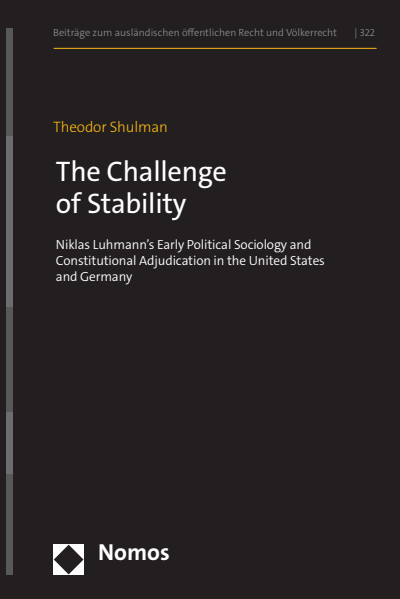 Cover of book: The Challenge of Stability