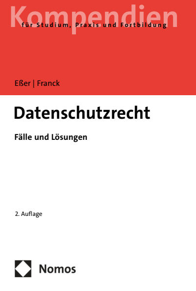 Cover des Buchs: Datenschutzrecht
