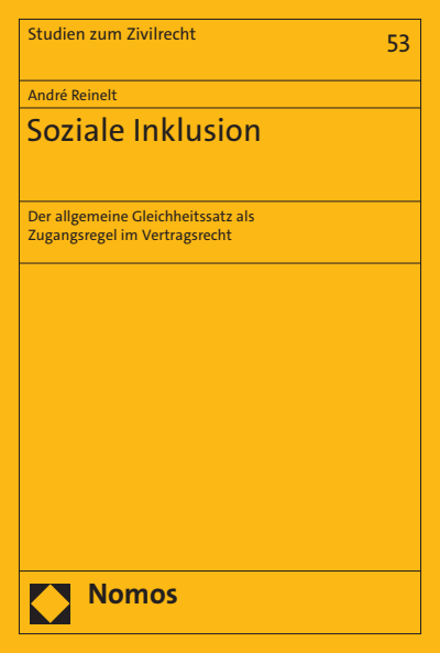 Cover des Buchs: Soziale Inklusion
