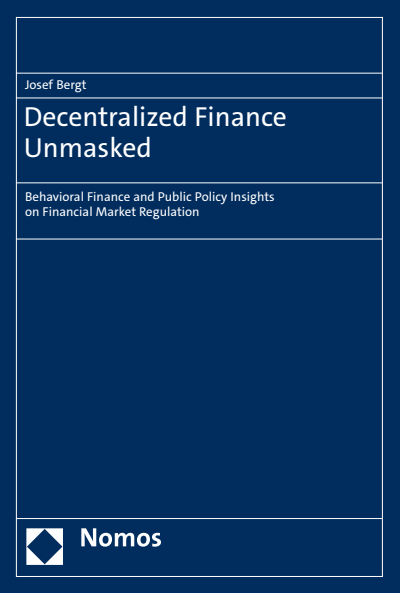 Cover des Buchs: Decentralized Finance Unmasked