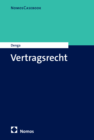 Cover of book: Vertragsrecht