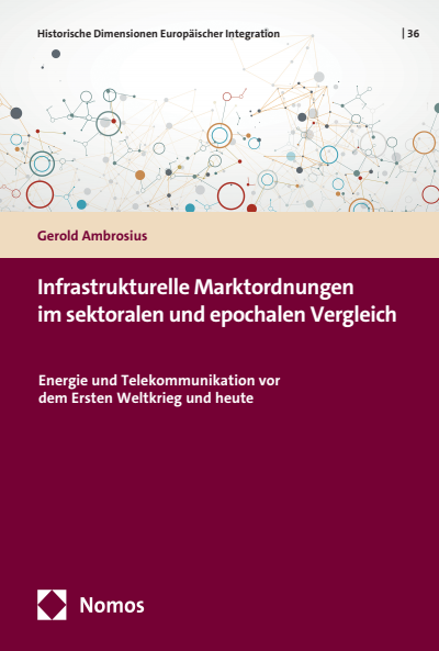 Cover des Buchs: Infrastrukturelle Marktordnungen im sektoralen und epochalen Vergleich