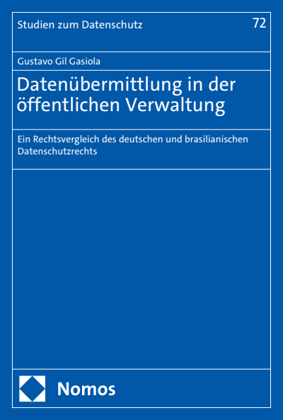 Cover des Buchs: Datenübermittlung in der öffentlichen Verwaltung