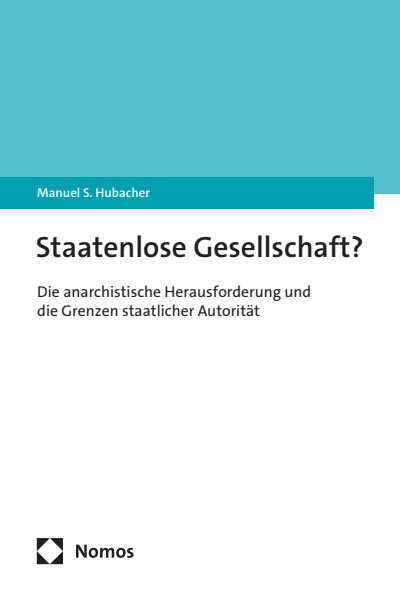 Cover des Buchs: Staatenlose Gesellschaft?