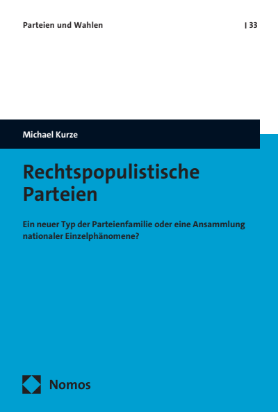 Cover des Buchs: Rechtspopulistische Parteien
