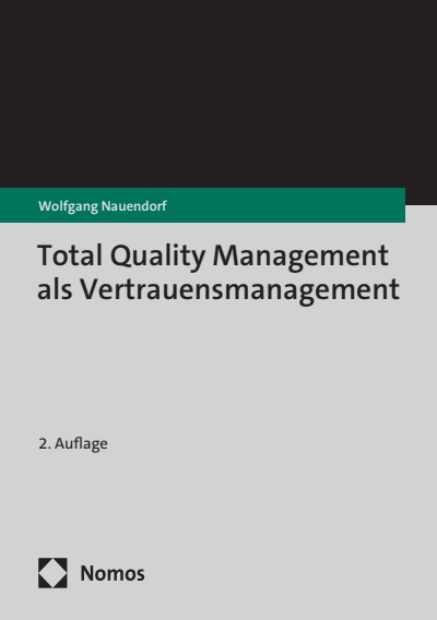 Cover des Buchs: Total Quality Management als Vertrauensmanagement