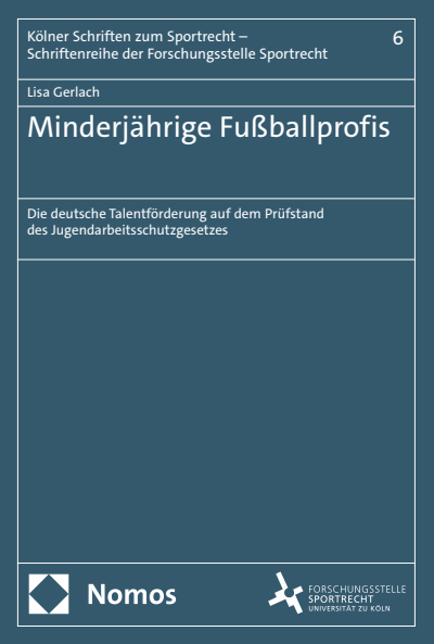 Cover des Buchs: Minderjährige Fußballprofis