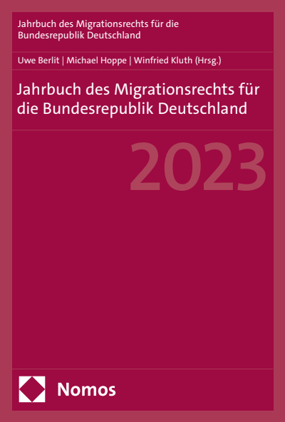 Cover of book: Jahrbuch des Migrationsrechts für die Bundesrepublik Deutschland 2023