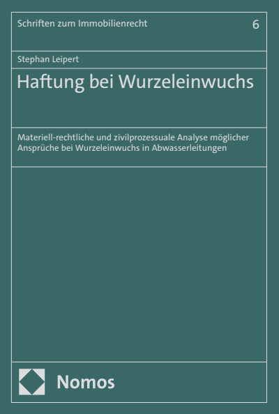Cover of book: Haftung bei Wurzeleinwuchs