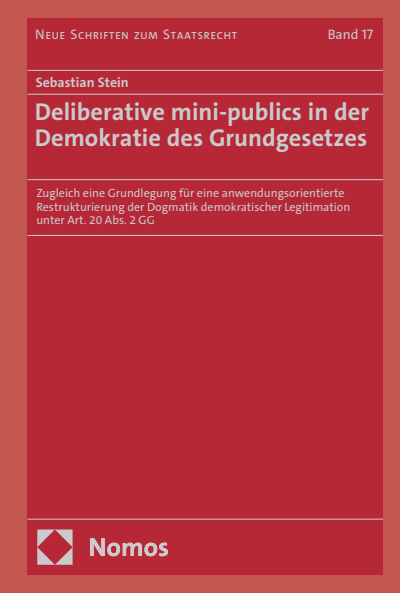 Cover des Buchs: Deliberative mini-publics in der Demokratie des Grundgesetzes