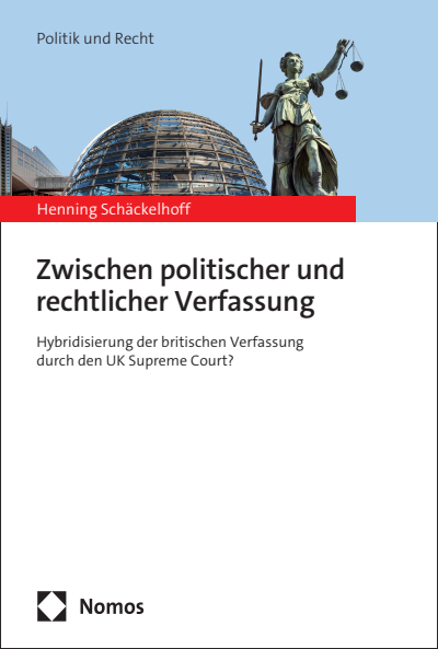 Cover des Buchs: Zwischen politischer und rechtlicher Verfassung
