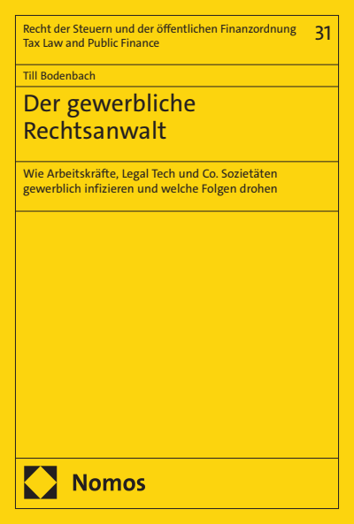 Cover des Buchs: Der gewerbliche Rechtsanwalt