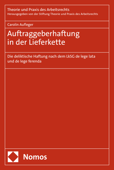 Cover des Buchs: Auftraggeberhaftung in der Lieferkette