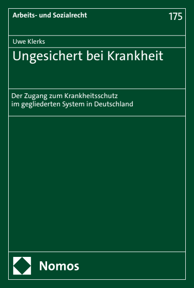 Cover des Buchs: Ungesichert bei Krankheit