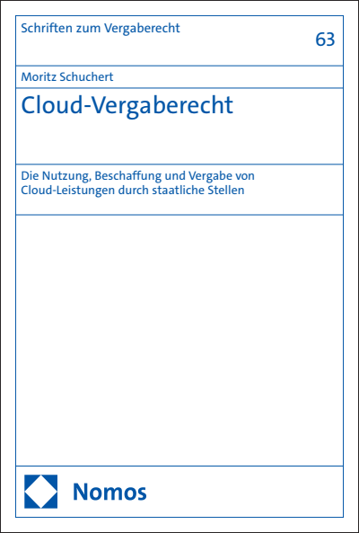 Cover des Buchs: Cloud-Vergaberecht