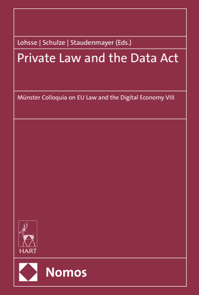 Cover des Buchs: Private Law and the Data Act