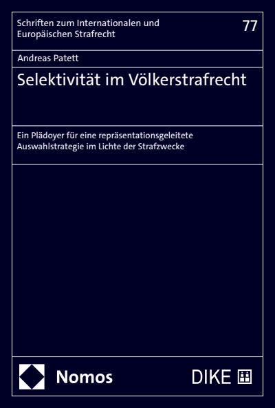 Cover des Buchs: Selektivität im Völkerstrafrecht